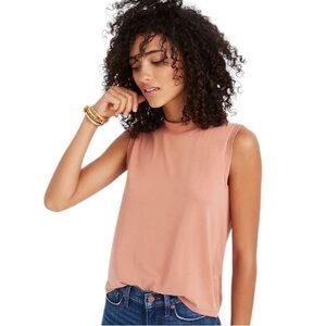 Madewell Sandwashed Mockneck Tank‎ Top XS